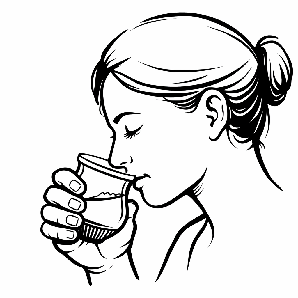 Dégustation d'huile d'olive étape 2 – Sentir le verre