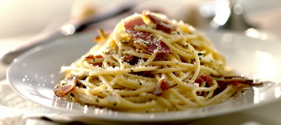 Spaghetti Carbonara - echt italienisch