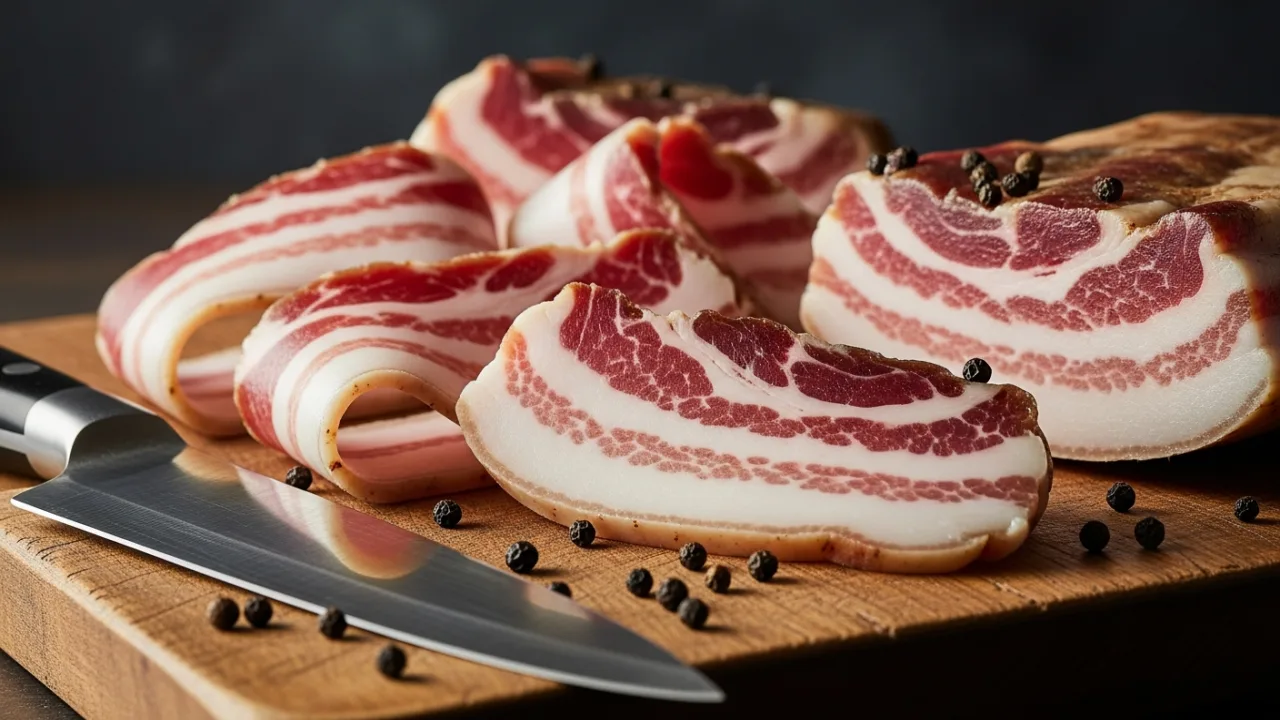 Guanciale – original italienischer Schweinebackenspeck für echte Spaghetti Carbonara