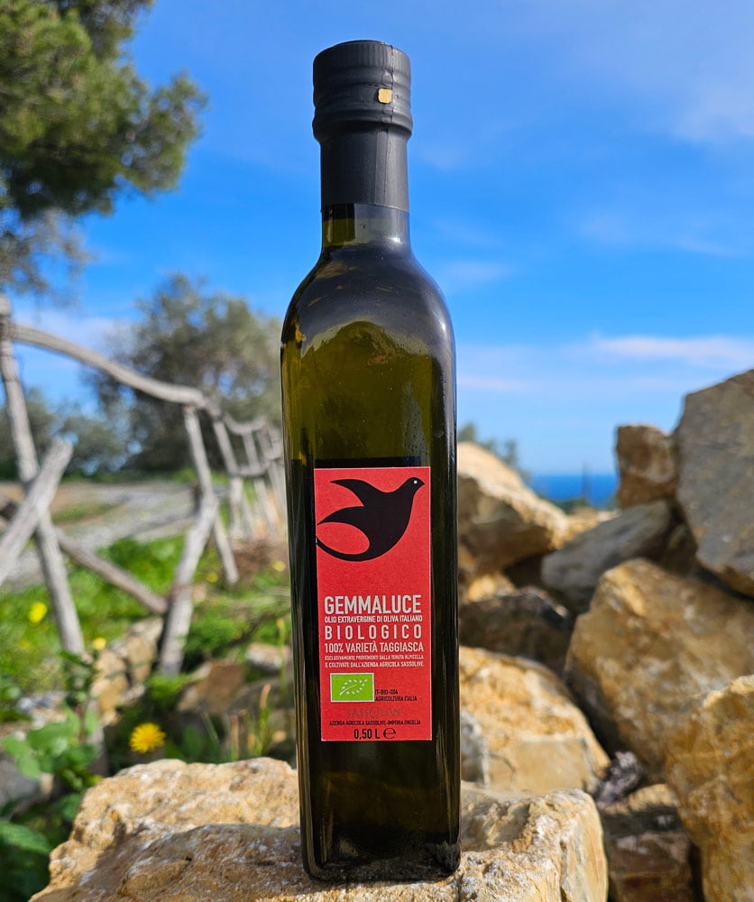 Huile d'olive biologique vierge extra Taggiasca 2024