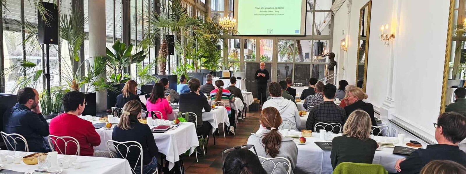 Séminaire sur l'huile d'olive avec Dieter Oberg